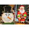 1 Set of Marquee LED Snowman Sign and 1 Set of LED Marquee Santa Sign