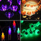 4 Set Halloween String Light-30 LED 10Ft Purple Bat-20 LED 10Ft Pumpkin Lights-20 LED Skeletons Lights-20 LED 10 Ft Eyeball Lights