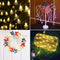 4 Set of Christmas Decorations Lights-70 LED Christmas Tree Lights-USA Flag Stand Light-Artificial Rattan Star Wreaths Light-100 LED Outdoor Rope String Lights