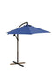Festival Depot Outdoor Patio Umbrella Offset Cantilever Hanging Sun Umbrella with Hand Crank and Water Base/Stand for Pool Porch Deck Market Lawn