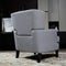 Festival Depot 1 Piece Indoor Modern Fabric Furniture Accent Arm Chair Single Sofa for Living Room Bedroom with Hand-Crafted Button Tufting Details and Thick Cushion, 32.3" x 31.5" x 39.4"