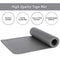 LOKATSE HOME Yoga Mat Thick,Non Slip Men Women Exercise Mat for Home Floor Gym of Workout with Carry Strip 72x24.4x2/5Inches (Gray)