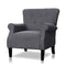 Festival Depot 1 Piece Indoor Modern Fabric Furniture Accent Arm Chair Single Sofa for Living Room Bedroom with Comfortable Seat