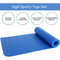 LOKATSE HOME Yoga Mat Thick,Non Slip Men Women Exercise Mat for Home Floor Gym of Workout with Carry Strip 72x24.4x2/5Inches (Blue)