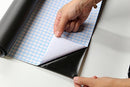 Self-Adhesive Wall Blackboard Sticker Chalkboard Decal Wall Sticker with 5 Colored Chalk - Blackboard Contact Paper Vinyl Measures 17.7" X 78.7" - Black