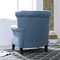 Festival Depot 1 Piece Indoor Modern Fabric Furniture Accent Arm Chair Single Sofa for Living Room Bedroom with Hand-Crafted Button Tufting Details and Thick Cushions,29.3" x 28.7" x 39.6"