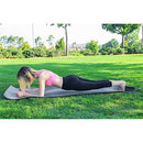 LOKATSE HOME Yoga Mat Thick,Non Slip Men Women Exercise Mat for Home Floor Gym of Workout with Carry Strip 72x24.4x2/5Inches (Gray)