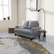 Festival Depot 1 Piece Indoor Modern Fabric Furniture Accent Arm Sofa Loveseat for Living Room Bedroom with Thick Cushion and Deep Seat, 52.7" x 31.5" x 35"