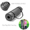 LOKATSE HOME Yoga Mat Thick,Non Slip Men Women Exercise Mat for Home Floor Gym of Workout with Carry Strip 72x24.4x2/5Inches (Gray)