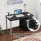 Festival Depot 47.5" Home Office Desk Modern Computer Desk with Metal Frame Laptop Table with Reversible File Cabinet Including Drawers for Study Working