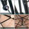 Festival Depot Outdoor Patio Umbrella Offset Cantilever Hanging Sun Umbrella with Hand Crank and Water Base/Stand for Pool Porch Deck Market Lawn