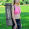 LOKATSE HOME Yoga Mat Thick,Non Slip Men Women Exercise Mat for Home Floor Gym of Workout with Carry Strip 72x24.4x2/5Inches (Gray)