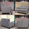 Festival Depot 1 Piece Indoor Modern Fabric Furniture Accent Arm Sofa Loveseat for Living Room Bedroom with Thick Cushion and Deep Seat, 52.7" x 31.5" x 35"