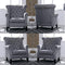 Festival Depot 1 Piece Indoor Modern Fabric Furniture Accent Arm Chair Single Sofa for Living Room Bedroom with Hand-Crafted Button Tufting Details and Thick Cushions,29.3" x 28.7" x 39.6"