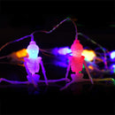 4 Set Halloween String Light-30 LED 10Ft Purple Bat-20 LED 10Ft Pumpkin Lights-20 LED Skeletons Lights-20 LED 10 Ft Eyeball Lights