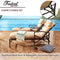 Festival Depot Outdoor Patio Chaise Lounge Chairs with Cushions