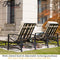 Festival Depot Outdoor Patio Chaise Lounge Chairs with Cushions