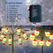 4 Set of Christmas Decorations Lights-66 Ft 200 LED Purple String Lights-300 LED Net Lights-20 Ft 40 LED Snowflake String Lights-14 LED Santa Claus Stake Lights