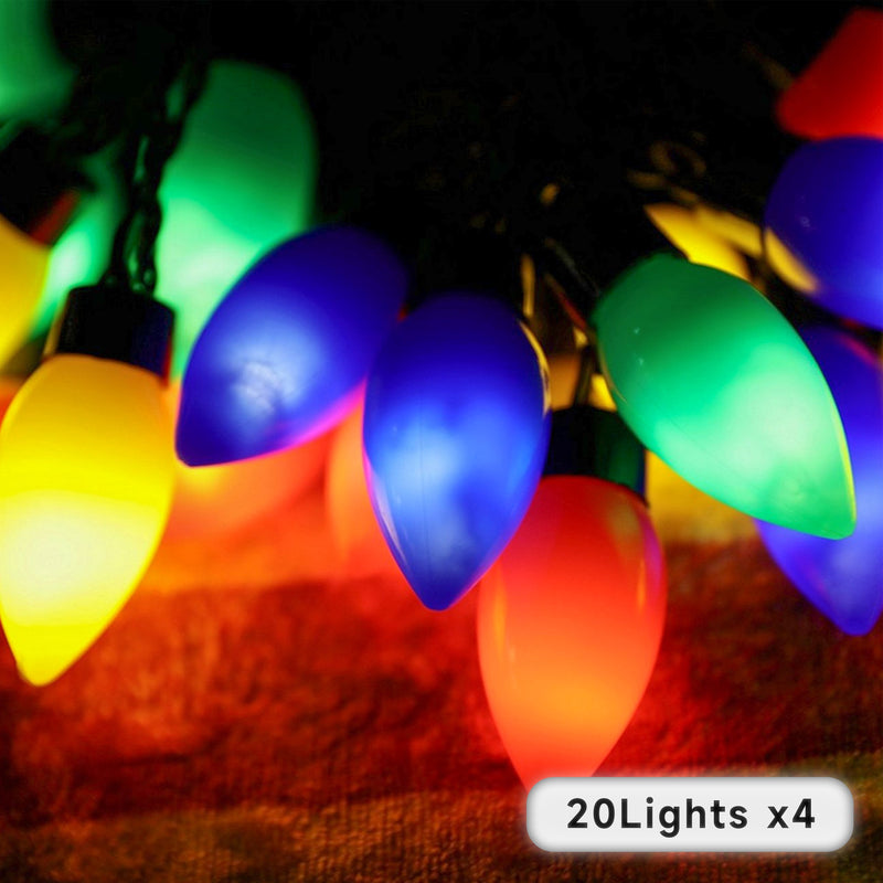 4 Set of 20 LEDs Battery Operated String Lights